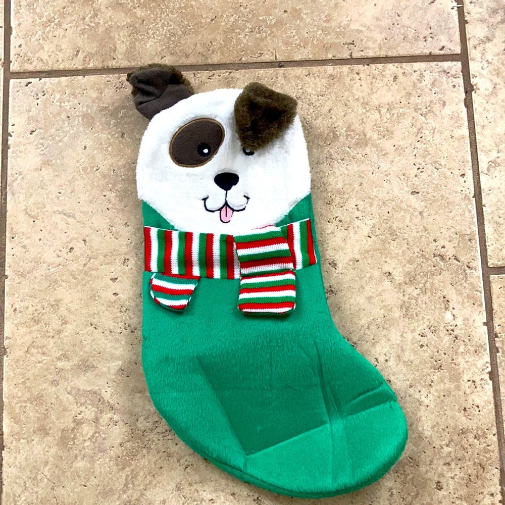 🎉Free with any purchase!! Zippy Paws Dog Stocking - holiday decor! Christmas